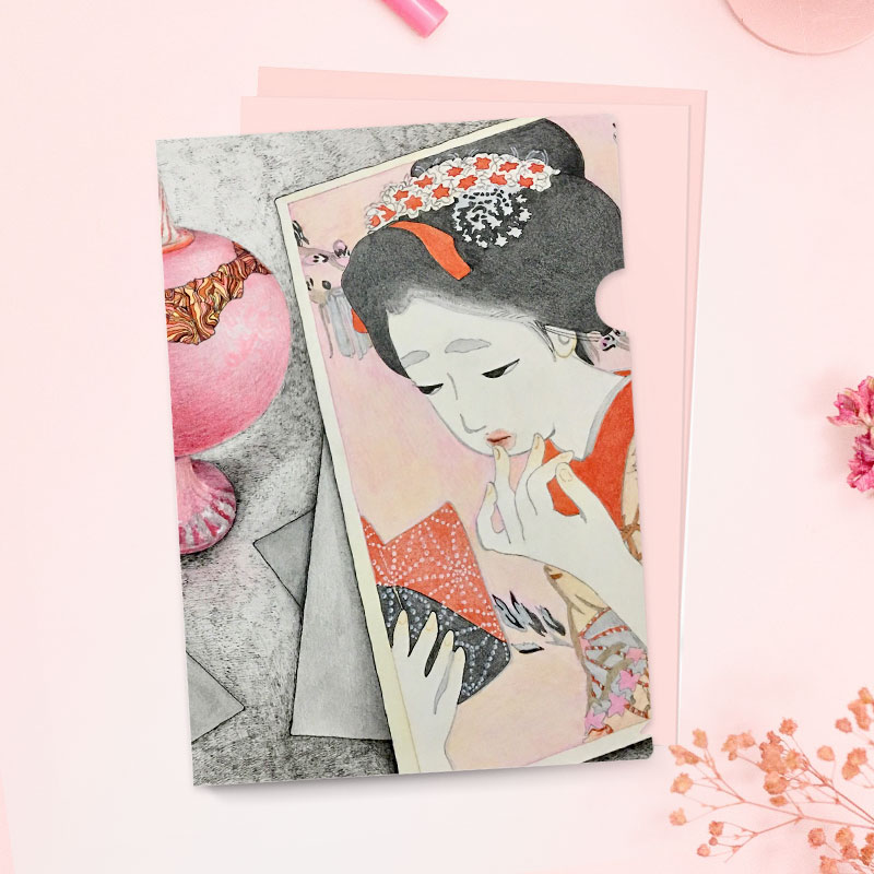 安井顯太設計的L型資料夾，圖像清晰、具收藏價值