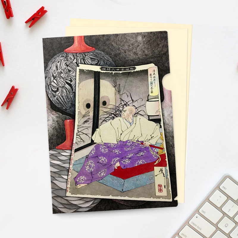 安井顯太設計的L型資料夾，圖像清晰、具收藏價值