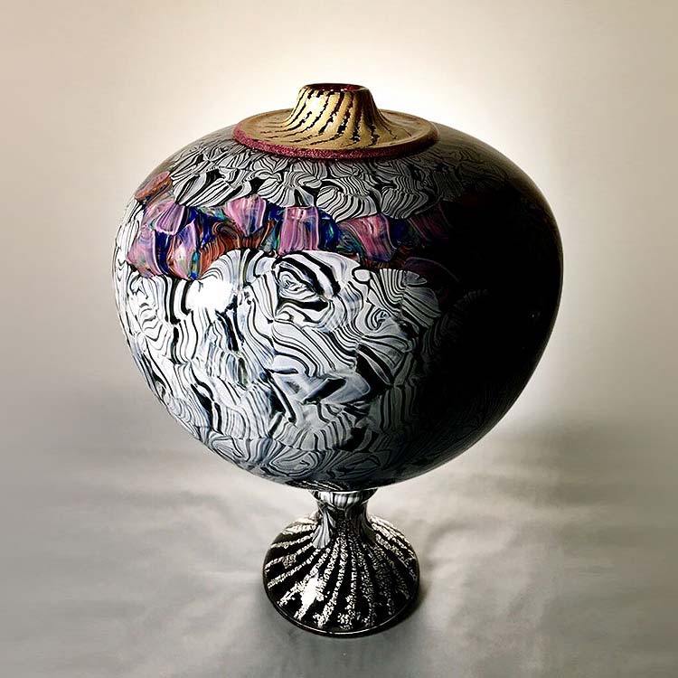 安井顯太作品｜吹製玻璃｜區塊宇宙